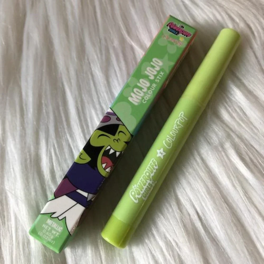 Powerpuff Girls x Colourpop Buttercup Hair Clips & Color Stick Set